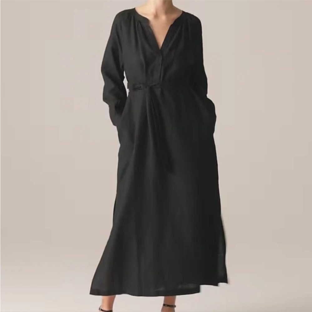 NWT J. Crew Maxi Linen Cabana Dress